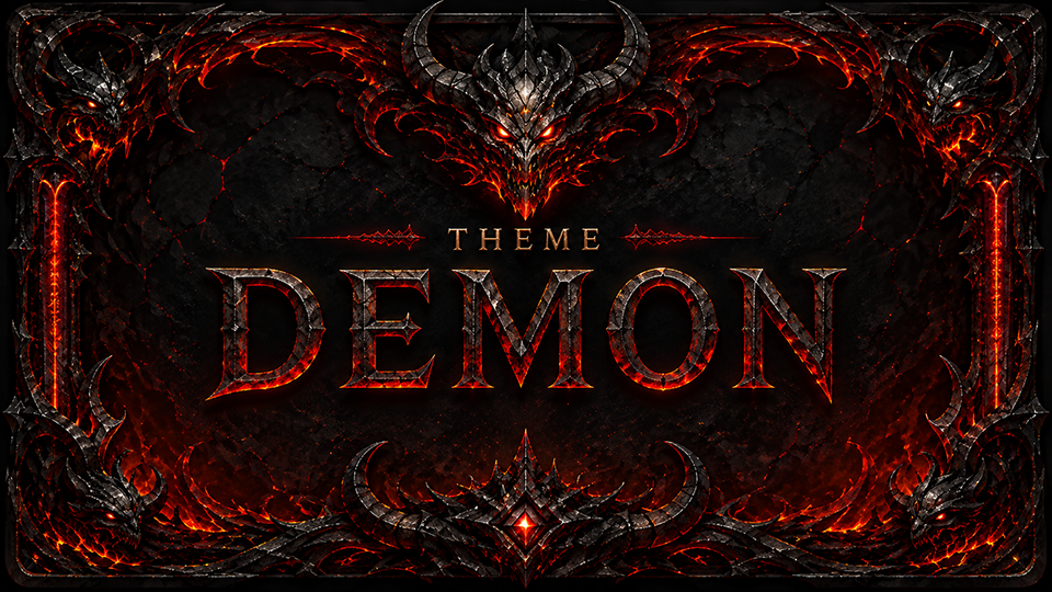 Cover du thème Demon