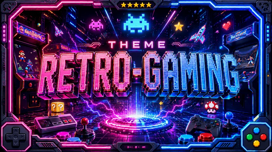 Cover du thème Retro Gaming